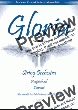 page one of Gloria (String Orchestra) 