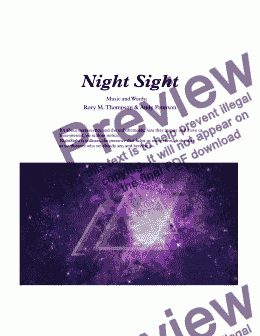 page one of Night Sight