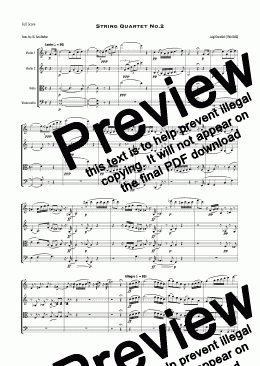 page one of Cherubini - String Quartet No.2