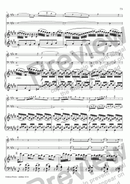 page one of Haydn, Klavier-Trio Nr. 4 E-Dur Hob. XV: 28 – Ersatzseite 73