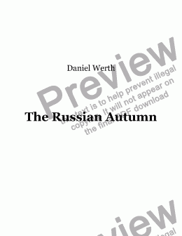 page one of The Russian Autumn, 2015