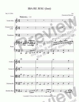 page one of IBA RE JESU (Inst)