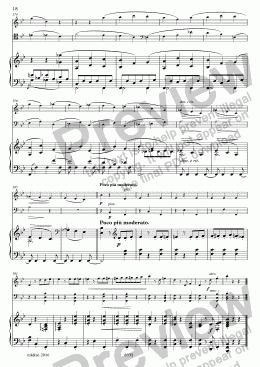 page one of Brahms, Klavier-Trio n. op. 18 – Klavier Stimmenergänzung
