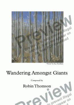 page one of Wandering amongst Giants