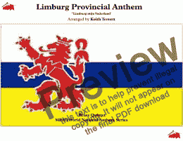 page one of Limburg Provincial Anthem (Limburg, mijn Vaderland - In ’t bronsgroen eikenhout) for Brass Quintet