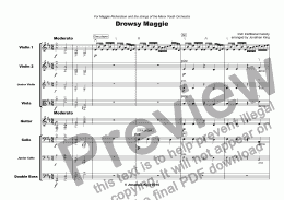 page one of Drowsy Maggie (Easy Strings)