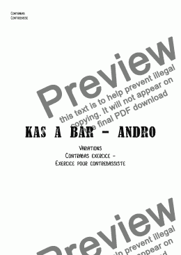 page one of Andro - Kas a Bar