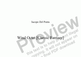 page one of Wind Octet Classic Fantasy
