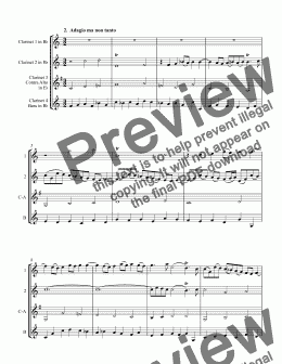 page one of Brandenburg Concerto No. 6, mvt 2