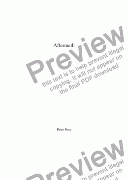 page one of Aftermath
