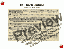 page one of In Dulci Jubilo "In sweet rejoicing" for Oboe Consort
