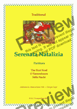 page one of Christmas serenade