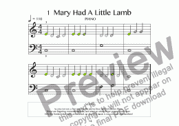 page one of 16 Mary Had A Little Lamb