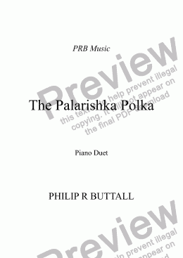 page one of The Palarishca Polka