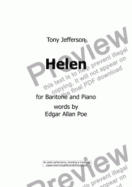 page one of Helen