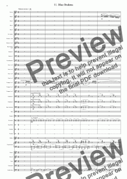 page one of Symphony No 13 11th movement