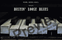 page one of Bustin' Loose Blues (Big Band)