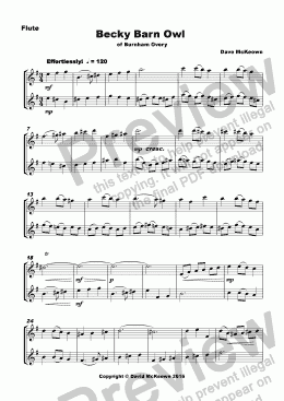 page one of 6 Concert Duets for Flute in a Classical Style