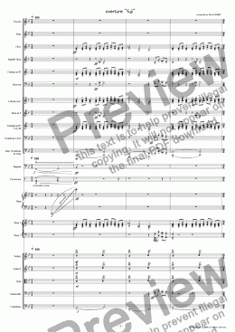 page one of overture "fuji"