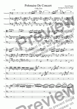 page one of Polonaise De Concert Op14