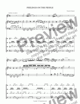 page one of FEELINGS ON THE FIDDLE