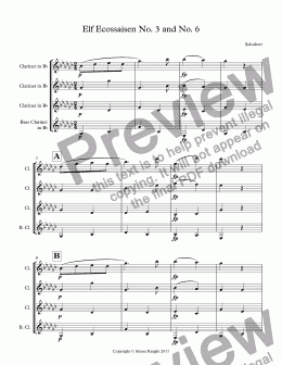 page one of Knight_Elf Ecossaisen- Score and parts