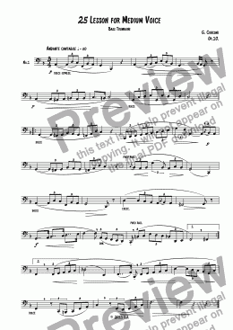 page one of 25 Lesson for Medium Voice