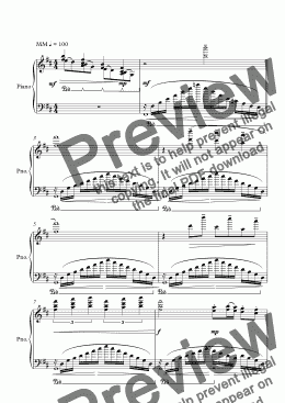page one of Slow Land (for piano)