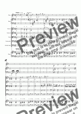 page one of Pullicino Mark, Symphony No 1, 2nd Movement - Opus 20 - 2  Allegretto in D Maj