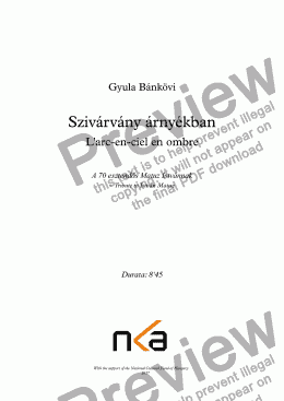 page one of Szivárvány árnyékban