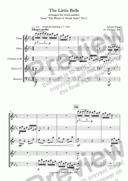 page one of The Little Bells (Wand of Youth Mini-Suite No.4)