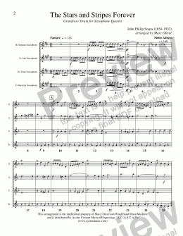 page one of Sousa - Stars & Stripes Grandioso