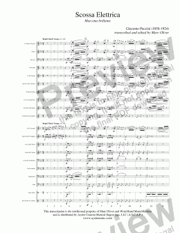 page one of Puccini - Scossa Elettrica