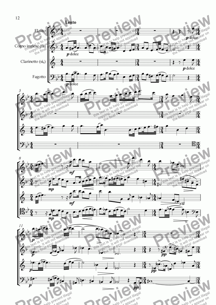 page one of Quartetto I, 2.mov.