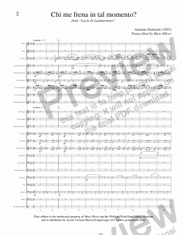 page one of Donizetti - Chi me frena in tal momento?