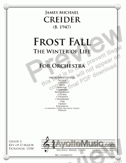 page one of Creider - Frost Fall