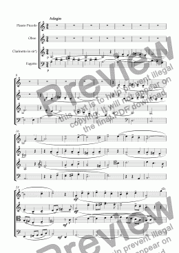 page one of Quartetto II, 2. mov.