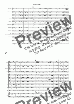 page one of Rubba Ducky! for School Wind Band