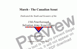 page one of March - The Canadian Scout