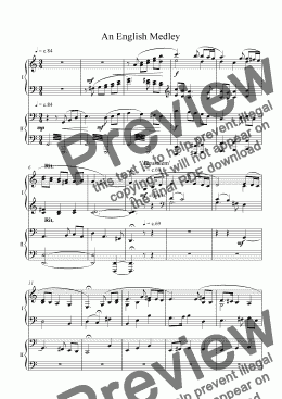 page one of An English Medley