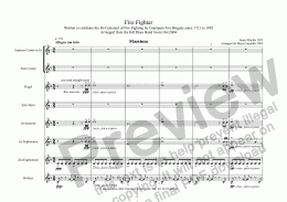 page one of Fire Fighter (Brass Octet)