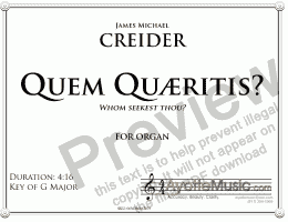 page one of Creider - Quem Quaeritis?