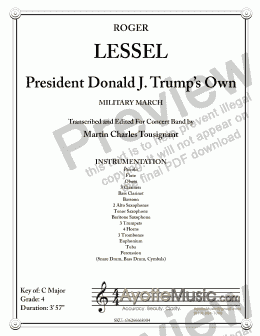 page one of Lessel - President Donald J. Trump's Own March