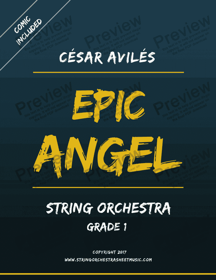 page one of Epic Angel - String Orchestra