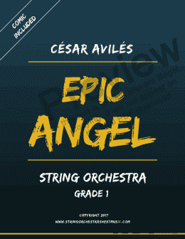 page one of Epic Angel - String Orchestra