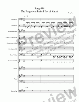 page one of Song 646 The Forgotten Stuka Pilot of Kursk