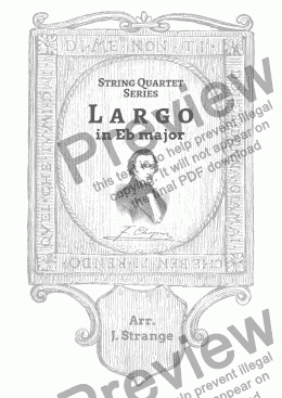 page one of Largo in Eb Major