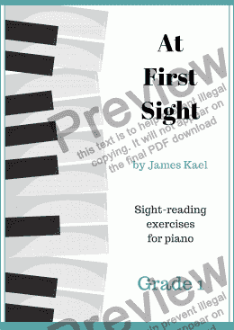 page one of At First Sight: Grade 1
