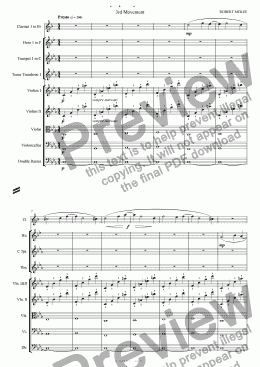 page one of Symphony No. 1, 3rd Movement