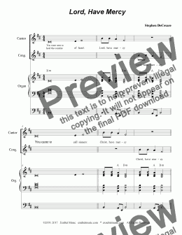 page one of Mass of God the Father (Full Score)